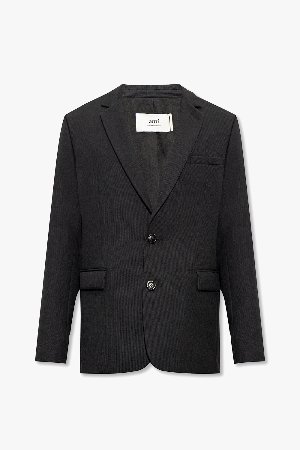 breasted blazer Ami Alexandre Mattiussi - Black Single - VX